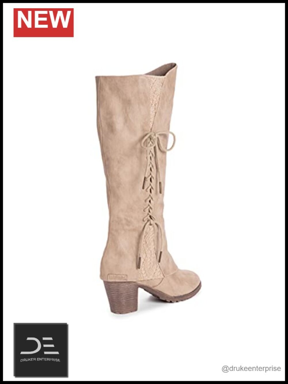 Women's Knee-High Mukluk Winter Boots Memory Foam Faux Fur Lining